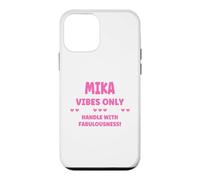 Carcasa para iPhone 12 Mini Mika Personalized Name Funny Cute Custom Mika Name