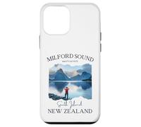 Carcasa para iPhone 12 Mini Milford Sound Fjord Senderismo Souvenir Turístico Vacaciones Hombres Niños