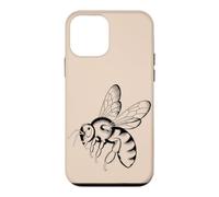Carcasa para iPhone 12 Mini Minimalista Abeja Línea Anatómica Ilustración Miel