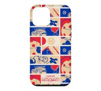 Carcasa para iPhone 12 Mini Minions Retro Sports Collage