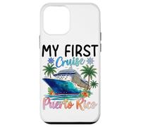 Carcasa para iPhone 12 Mini Mis primeras Vacaciones en Crucero en Puerto Rico