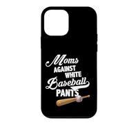 Carcasa para iPhone 12 Mini Moms Against White Baseball Pants - Baseball Season Mom