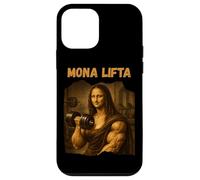 Carcasa para iPhone 12 Mini Mona Lifta Muscle Mona Lisa Lifting Weights Bodybuilding Gym