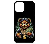 Carcasa para iPhone 12 Mini Money Calling Hip Hop Bear Teddy tee Gángster Rap Swag Dope