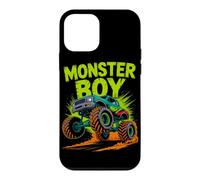 Carcasa para iPhone 12 Mini Monster Truck Boy Family Crew Brother Kids Cumpleaños a Juego