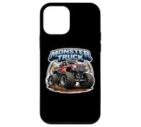 Carcasa para iPhone 12 Mini Monster Truck Lover Entusiasta Hombres Niños Neumáticos Grandes Cool