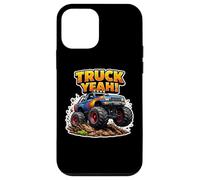 Carcasa para iPhone 12 Mini Monster Truck Yeah Funny Pun Wordplay Fan Lover Evento Cita