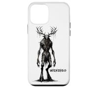Carcasa para iPhone 12 Mini Monstruo Wendigo, Skinwalker, críptido, Malvado Monstruo de Terror