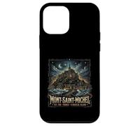 Carcasa para iPhone 12 Mini Mont Saint Michel France Gothic Vibes Vintage Inspired
