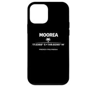 Carcasa para iPhone 12 Mini Moorea Polinesia Francesa Coordina Diseño de la Isla