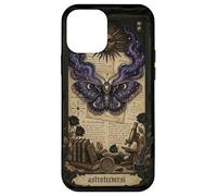 Carcasa para iPhone 12 Mini Moth Sun Dark Gothic Crescent Moon Skull