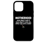 Carcasa para iPhone 12 Mini Motherhood Some Days I Rock It Some Days It Rocks Me