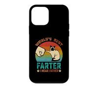 Carcasa para iPhone 12 Mini Mundos Vintage Mejor Farter I Mean Father Best Cat Dad Ever