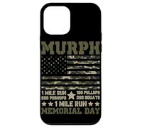 Carcasa para iPhone 12 Mini Murph 1 Mile Run 100 Pullups 200 Flexiones 300 Sentadillas 1 Milla R