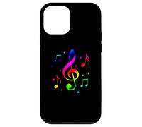 Carcasa para iPhone 12 Mini Musical Instrument Song Key Treble Clef Pentagram Notes