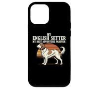 Carcasa para iPhone 12 Mini My English Setter Mi Mejor compañero de Aventura Perros de Caza