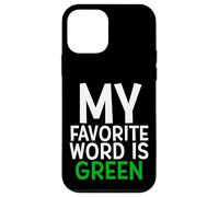 Carcasa para iPhone 12 Mini My Favorite Word Is Green