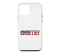 Carcasa para iPhone 12 Mini My Heart Belongs To Country Music Bandera de América Occidental