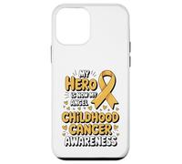 Carcasa para iPhone 12 Mini My Hero Is Now My Angel Childhood Cancer Awareness Apparel