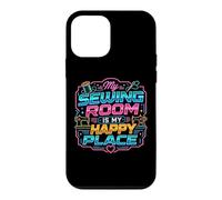 Carcasa para iPhone 12 Mini My Sewing Room Is My Happy Place Retro Futurista Costura