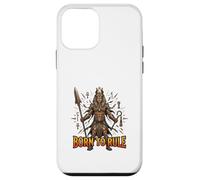Carcasa para iPhone 12 Mini Nacido para gobernar el Antiguo Rey Egipcio diseño de Poder