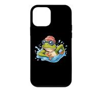 Carcasa para iPhone 12 Mini Nadador Agua Piscina Buceo Anfibio Salto Natación Rana