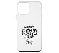 Carcasa para iPhone 12 Mini ¡Nadie Viene a salvarte! ¡Levántate! (Declaración del Luchador)