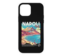 Carcasa para iPhone 12 Mini Napoli Nápoles Italia Retro Viajes Arte Mediterráneo Playa