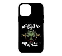 Carcasa para iPhone 12 Mini Nature Is My Religion Earth Is My Church Native American Day