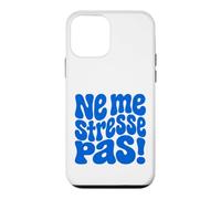 Carcasa para iPhone 12 Mini Ne me stresse Pas French Cool Retro Estilo de los años 70