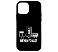 Carcasa para iPhone 12 Mini Never Forget Retro Tech Disquete VHS Cassette Vintage