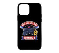 Carcasa para iPhone 12 Mini New Boys Age Who Cumple 8 años, Divertido Jugador de 8 años