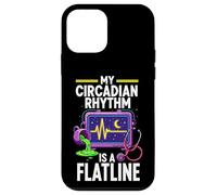 Carcasa para iPhone 12 Mini Night Shift Nurse Circadian Rhythm Flatline Humor
