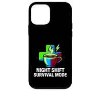 Carcasa para iPhone 12 Mini Night Shift Survival Mode Nurse Medical Coffee