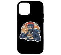 Carcasa para iPhone 12 Mini Ninja Eating Ramen Noodles Lover Traditional Japanese Art