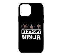 Carcasa para iPhone 12 Mini Ninjas Cumpleaños Negros Cumpleaños Ninja