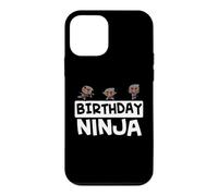 Carcasa para iPhone 12 Mini Ninjas Cumpleaños Negros Cumpleaños Ninja