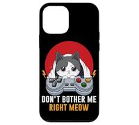 Carcasa para iPhone 12 Mini No me molestes Bien Miau Cat Video Gamer