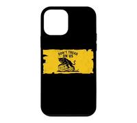 Carcasa para iPhone 12 Mini No pises sobre Nosotros Anarquista Gato Negro Gadsden Parodia