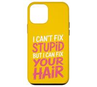 Carcasa para iPhone 12 Mini No Puedo Arreglar estúpido, Pero Puedo Arreglar tu Cabello