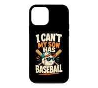 Carcasa para iPhone 12 Mini No Puedo, mi Hijo Tiene Humor de Madre de béisbol y béisbol