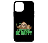 Carcasa para iPhone 12 Mini No se apresure Sea Feliz Perezoso Perezoso