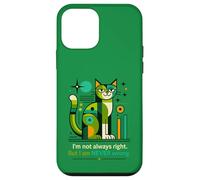Carcasa para iPhone 12 Mini No Siempre Tengo razón, Pero Nunca Estoy Equivocado, Gato Divertido
