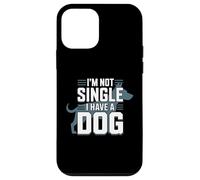 Carcasa para iPhone 12 Mini No Soy Soltero Tengo un Perro Divertido Amante de los Perros Sayinng