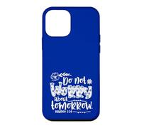 Carcasa para iPhone 12 Mini No te Preocupes por el mañana Mateo 6:34