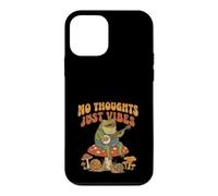 Carcasa para iPhone 12 Mini No Thoughts Just Vibes Frog Mindfulness Meditation Mushroom