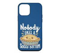 Carcasa para iPhone 12 Mini Nobody Likes A Soggy Bottom British Baking Texto Blanco