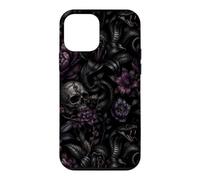 Carcasa para iPhone 12 Mini Noche Floral Venom Bloom Retro Botánico Patrón