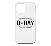 Carcasa para iPhone 12 Mini Normandía Francia Día D Honor and Remember Solid Black Print