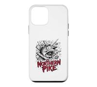 Carcasa para iPhone 12 Mini Northern Pike Ambush Point Profundidad del Lago 30 pies